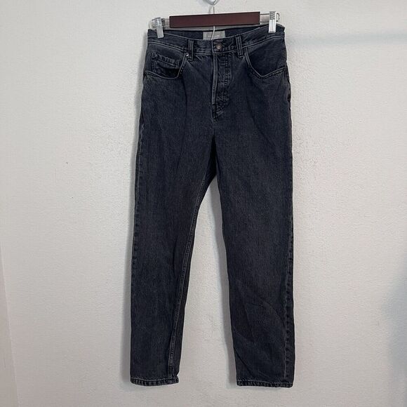 Everlane The Curvy 90's Cheeky Straight Grey Women's Jeans Size 26 Button Fly - Picture 1 of 10